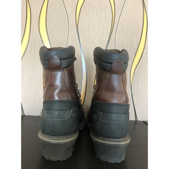 CHIPPEWA Aldarion Men's Work/Safety Leather Boots Water/Oil-proof 13M (A434) - Picture 4 of 10